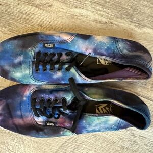 Vans Blue and Purple Cosmic Sneakers